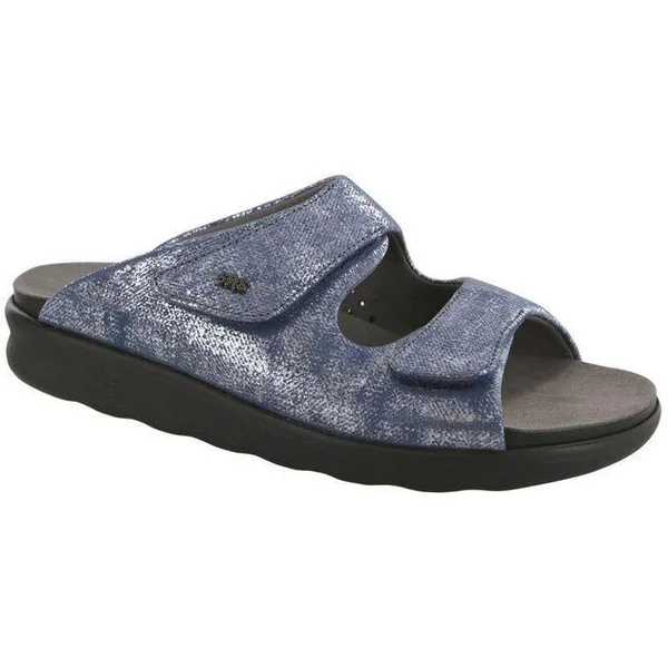 SAS Women's Cozy Silver Blue 11 Wide
