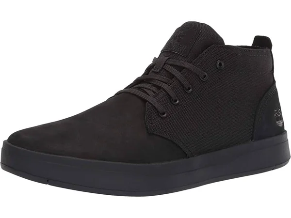 Timberland Davis Square Canvas/Leather Chukka 14 Men's Black