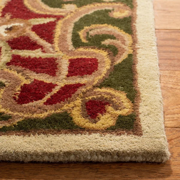 Safavieh 4& x 6& Classic CL234A Rust - Green Rug