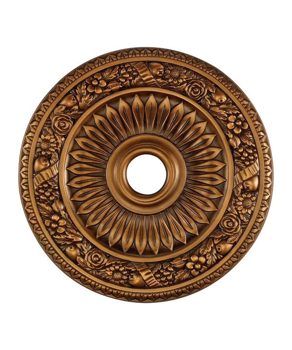 Elk Lighting M1006AB Floral Wreath 24-inch Medallion in Antique Bronze