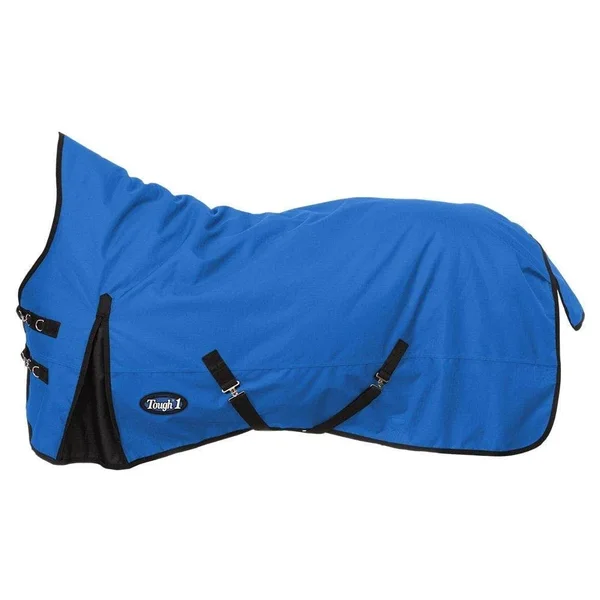 Tough-1 1200D Waterproof Poly High Neck Turnout Blanket - Blue