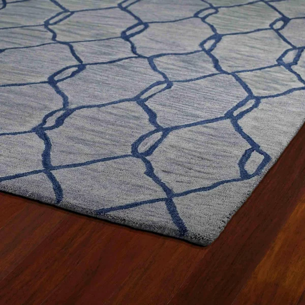 Kaleen Casablanca Rug Blue 8& x 11&