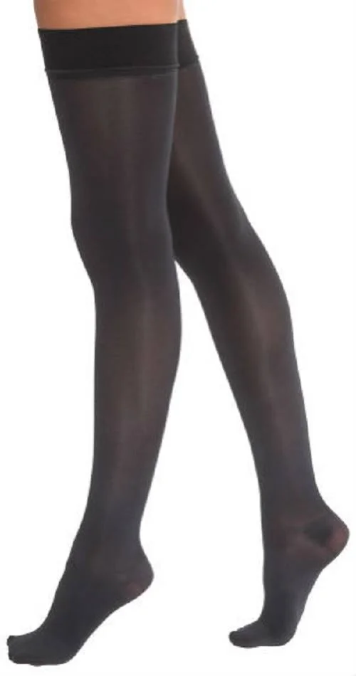 Jobst Ultrasheer Sensitive Thigh 30-40 Closed Toe Petite Classic Black