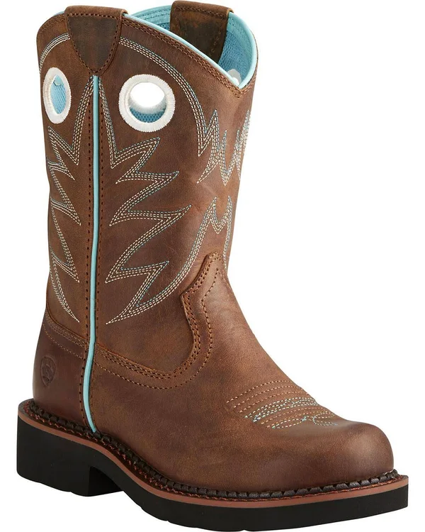 Ariat Kids Probaby Distressed Brown 4.5, M