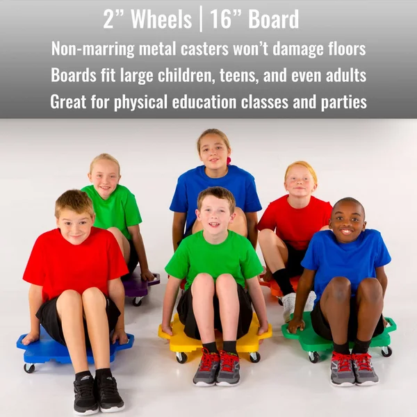Cramer 16 in Deluxe Scooter Boards, Set of 6