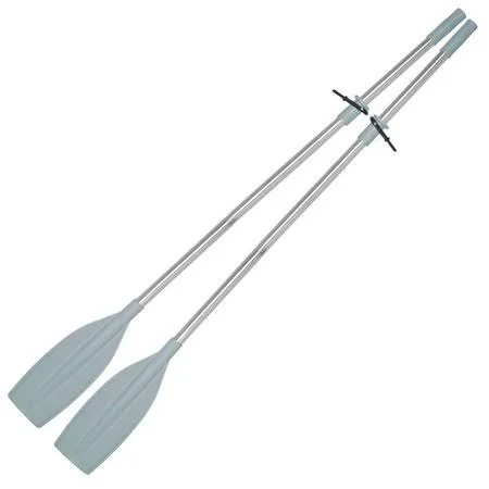 Oceansouth Kayak, Canoe Aluminium Oars - 6' 6 inch - 2 Piece with Stops - Pair