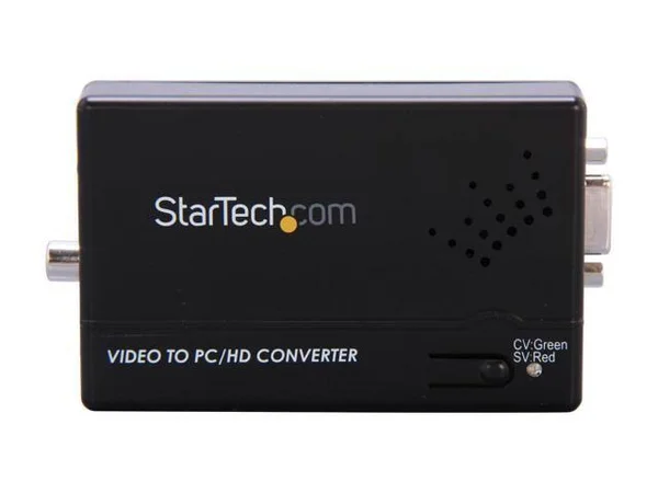 StarTech.com Composite and S-Video to VGA Video Scan composite to VGA scan s-Video to VGA (VID2VGATV2) Video Converter