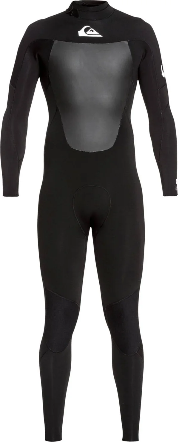 Quiksilver 3/2 Syncro Back Zip GBS Wetsuit - Men's Black/White, LT