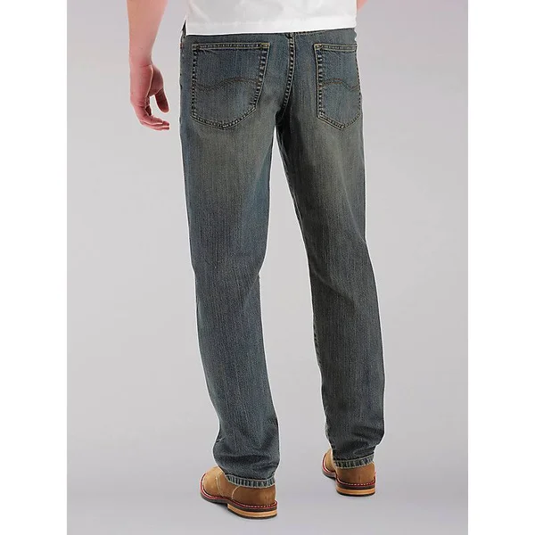 Lee Premium Custom-Fit Loose Straight Jeans Big & Tall Blue