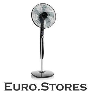 Klarstein Silent Storm Floor Fan 16 (41cm) 5-Blade 32 DB min.25.8W Black New