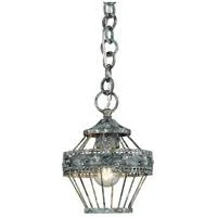 Golden Ferris Semi-Flush - Blue Verde Patina - 7856-1SF VP