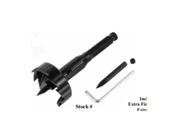 WL Fuller WF43074 Self-Feed Wood Boring Bits - SHK 7/16 Hex - CD 4-5/8