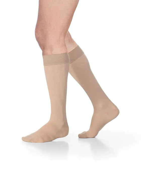 Sigvaris 863CXSW36 30-40 mmHg Select Comfort Knee High-XL-Short-Suntan