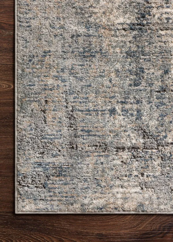 Loloi II Teagan TEA-05 Denim Slate Rug - 6 ft 7 in x 9 ft 2 in