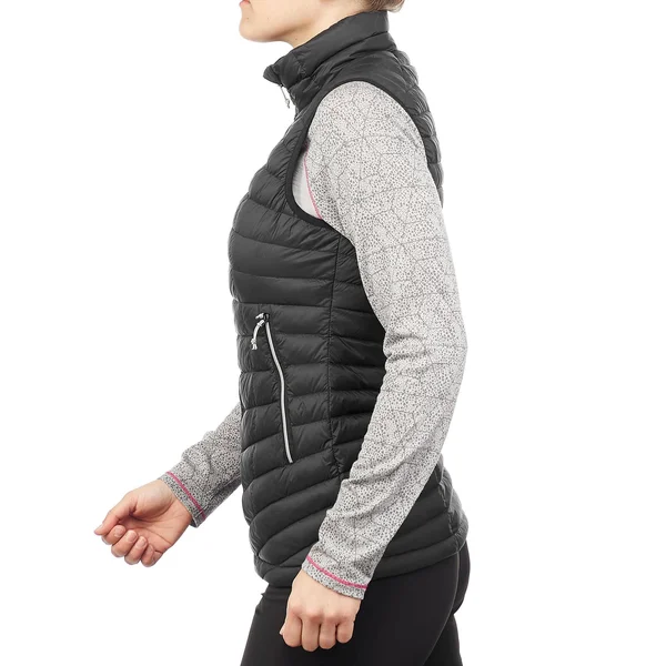 Women's Mountain Backpacking Full Down Vest Black - Xs, 8397279