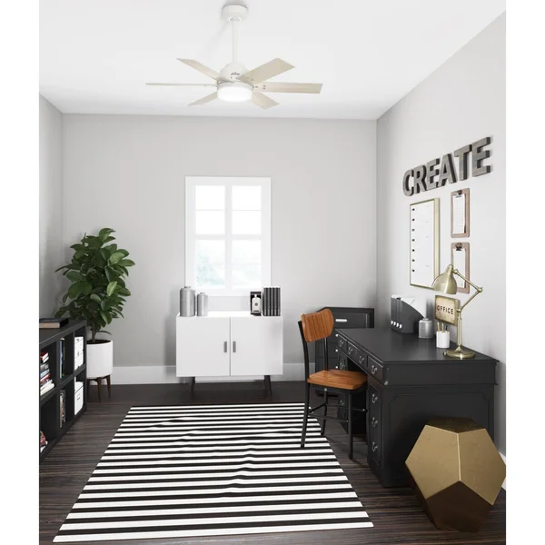 Hunter 51206 Pacer with LED Light 44 inch Ceiling Fan in Indigo Blue