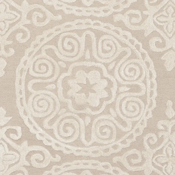 Safavieh Handmade Glamour Layla Modern Viscose Rug Grey/Ivory 5& x 8& 5& x 8&