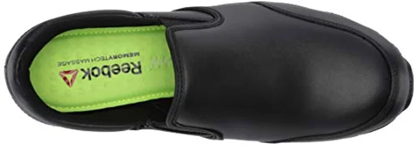 Reebok Sublite Cushion Work Slip-On Composite Toe SD, Men's Black