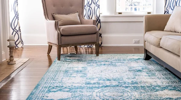 Dover 7x10 Turquoise Blue Bohemian, Geometric Area Rug