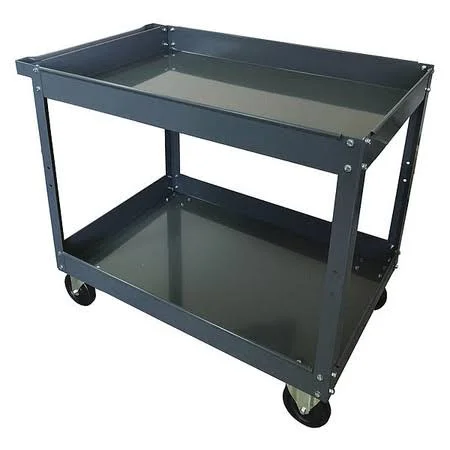 Zoro Select 35U046 Utility Cart - 400 Lb, steel