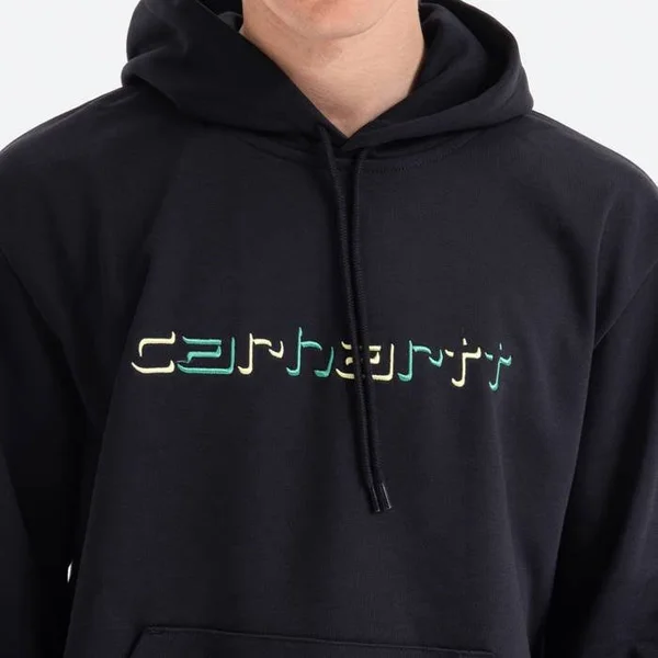 Carhartt Sweatshirt WIP Hooded Shadow Script I028985 Black
