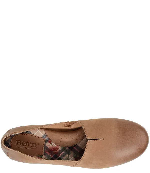 Born Sebra Leather Slip-Ons - 8M