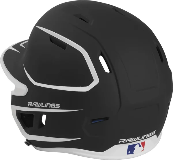 Rawlings Mach EXT 2 Tone Senior Batting Helmet - Matte Black/White