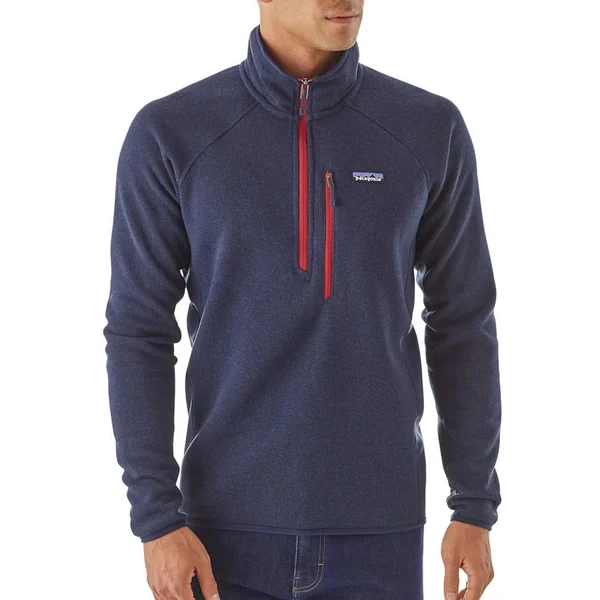 Patagonia Men's Performance Better Sweater Fleece 1/4 Zip Feather Grey XS