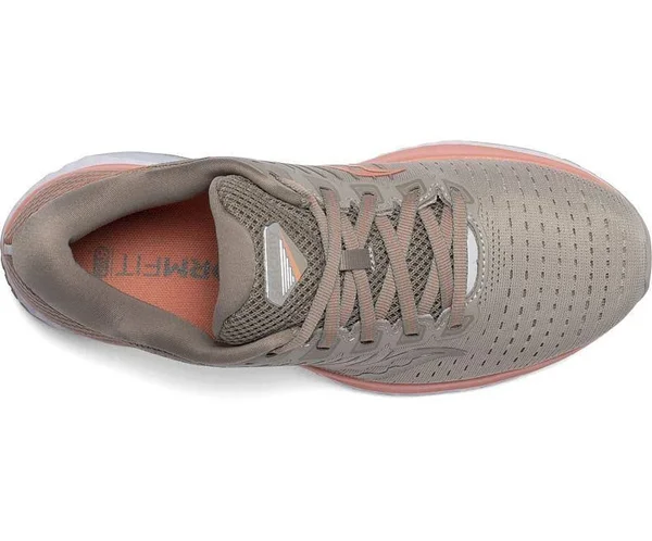 Saucony Women's Guide 13 - 8 - Sky Grey, Coral