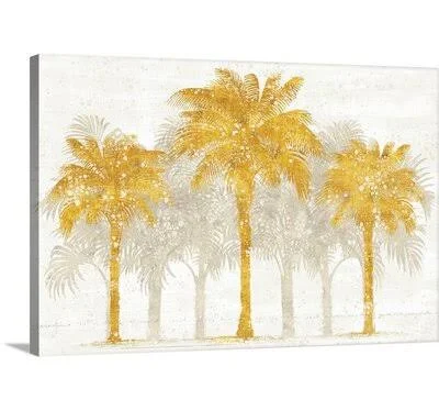 &Palm Coast I& by Sue Schlabach Graphic Art Print Great Big Canvas Format: Canvas, Size: 16x22 H x 24x22 W x 1.5x22 D