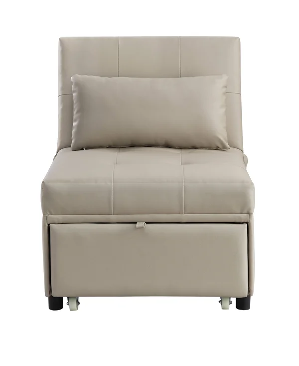 Acme Hidalgo Sofa Bed in Beige PU