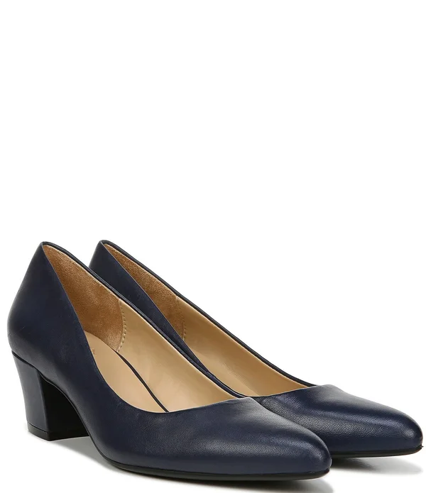 Naturalizer Carmen Pumps - Nude Leather