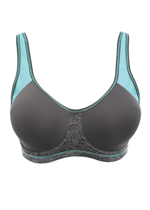 Freya Sonic Underwire Molded Spacer Sports Bra, Carbon (AA4892) 32c