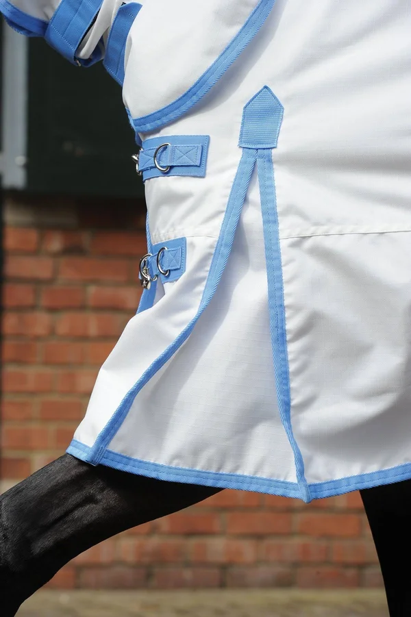 Weatherbeeta Sweet Itch Shield Combo Neck White, Blue