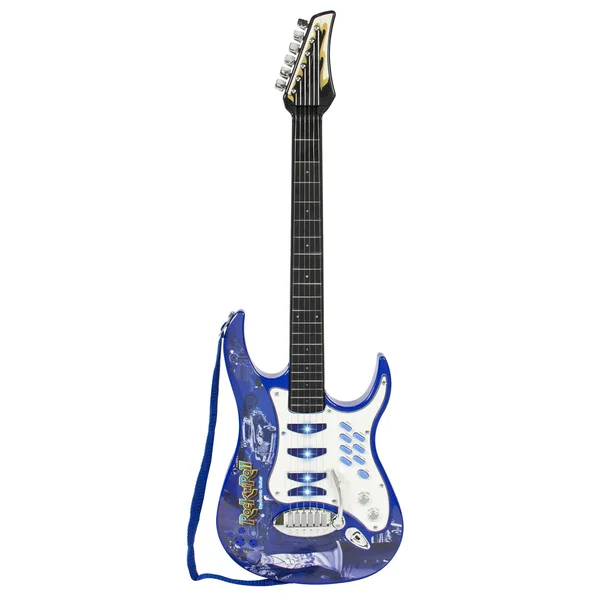 Best Choice Products Kids Electric Musical Guitar Toy Play Set - Blue