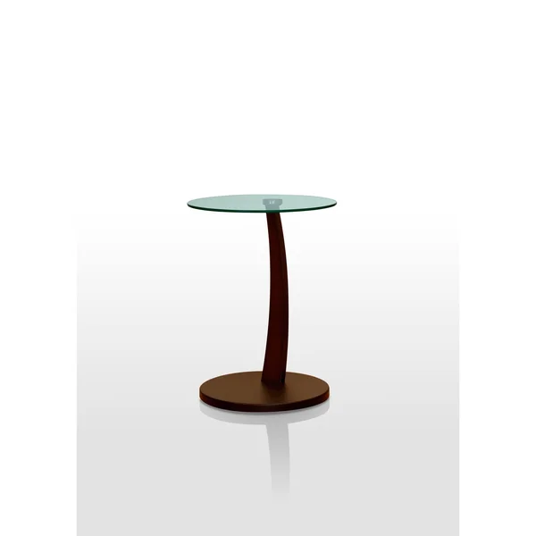Myco Furniture 7702-ET End Table, Size: Cappuccino Round End Table, Brown
