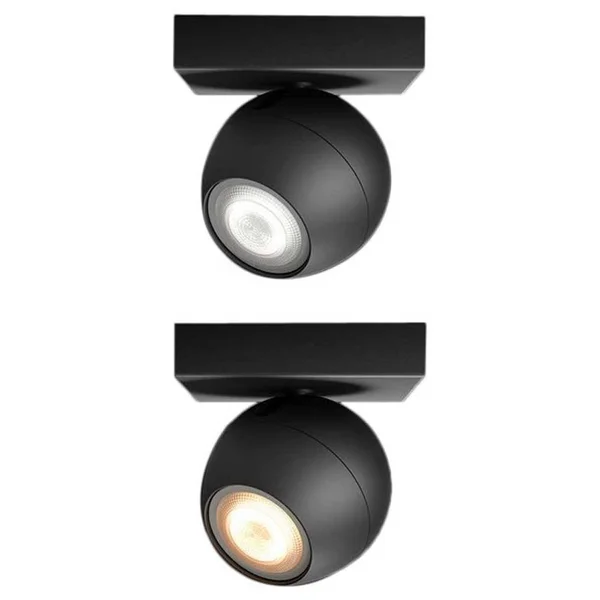 Philips Hue Buckram LED 1lmp. Spot Black Hardware/Electronic