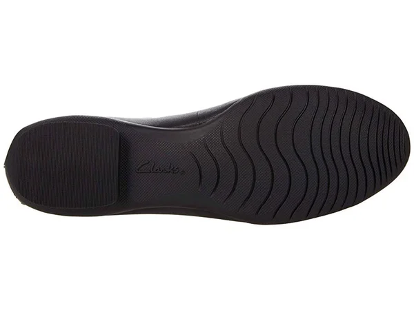 Clarks Women's Collection Sara Orchid Shoes - Black Leather