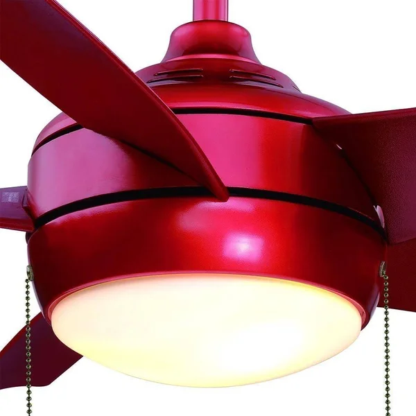 Hampton Bay Windward 44x22 Ceiling Fan - Red