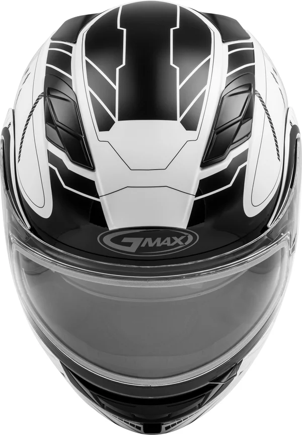 GMAX MD-01S Modular Wired Snow Helmet White/Black 3X