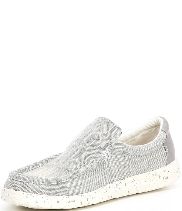 Hey Dude Mikka Chambray (Cloud Blue) Men's Shoes