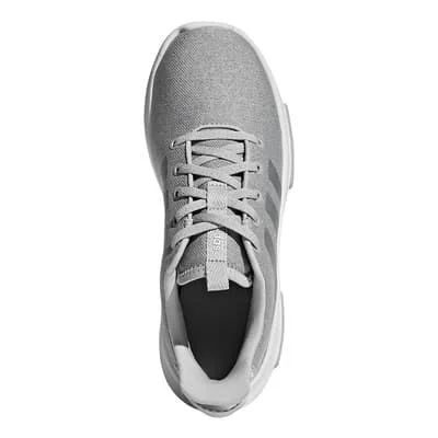 Adidas Cloudfoam Racer Training Shoes Grey White Kids - 28