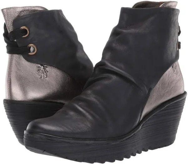 Women's Fly London &Yama& Bootie, Size 7.5-8US - Black
