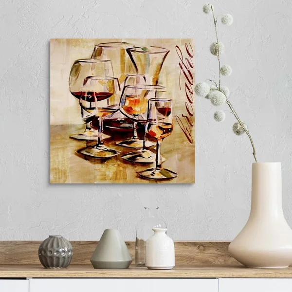 Breathe - Canvas Wall Art, 16x16, Great Big Canvas