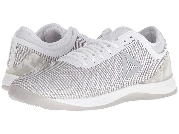 Reebok Crossfit Nano 8.0 Shoe - Men's White/Skull Grey/Silver