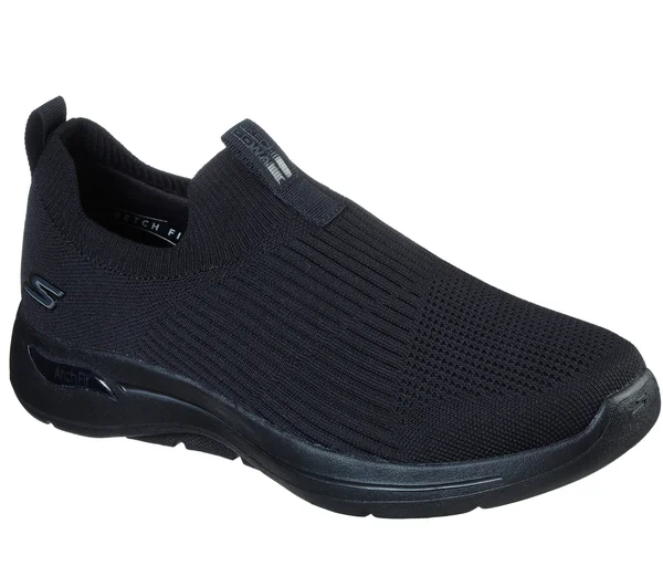Skechers Men's GOwalk Arch Fit Iconic Slip-On - Black/Black