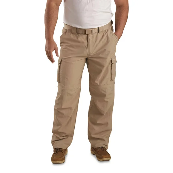 Guide Gear Men's Rock River Zip-Off Cargo Pants - Male, w46 L30, Graphite Gray