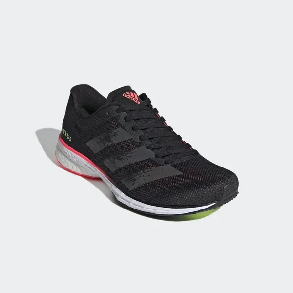 Adidas Adizero Adios 5 Shoes - Women's - Core Black, Signal Pink - 6