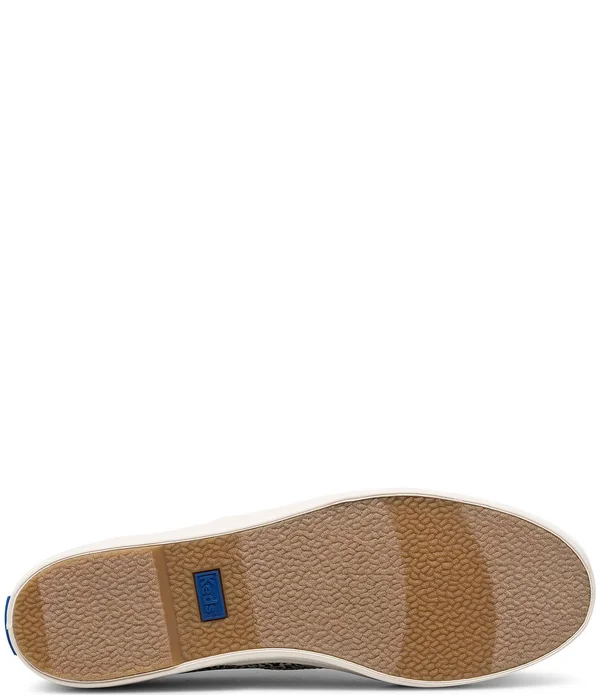 Keds Triple CVO Organic Cotton Notebook Print Platform Sneakers - 6.5M