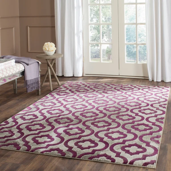 Safavieh Porcello PRL7734E 6&7x22 x 6&7x22 Square Grey, Ivory Area Rug